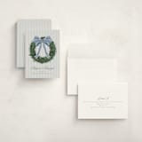 "Cape May Charm" - Holiday Cards in Powder by Everett Paper Goods - Assembled