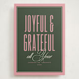 "Simply Said" - Holiday Cards in Wreath by letterfix - Front