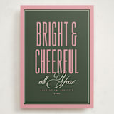 "Simply Said" - Holiday Cards in Wreath by letterfix - Front