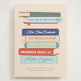 "Tales and Stories" - Holiday Cards in Blush by Sherley Ferreira - Front