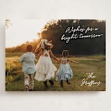 "Simple Nostalgia" - Holiday Cards in Snow by Lisa Assenmacher - Front