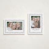 "Painted Garland" - Holiday Cards in Berry by Kristen Smith - Photo Orientation Options