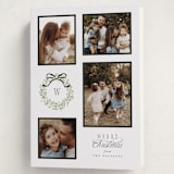 "Wreath Multi" - Holiday Cards in Marshmallow by Everett Paper Goods - Folded Card