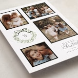 "Wreath Multi" - Holiday Cards in Marshmallow by Everett Paper Goods - Detail