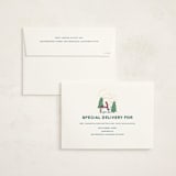 "Snow Globe" - Holiday Cards in Spearmint by Lauren Jinhee - FREE Recipient Addressing