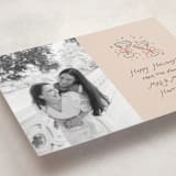 "Newlywed Toast" - Holiday Cards in Candied Grapefruit by Randi Cirelli - Detail