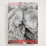 "Merry & Bold" - Holiday Cards in Candy Cane by Angela Thompson - Front