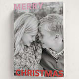 "Merry & Bold" - Holiday Cards in Candy Cane by Angela Thompson - Folded Card