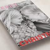 "Merry & Bold" - Holiday Cards in Candy Cane by Angela Thompson - Detail