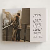 "New view" - Holiday Cards in Vanilla by Lea Delaveris - Folded Card