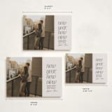 "New view" - Holiday Cards in Vanilla by Lea Delaveris - Formats Available