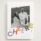 "Dazzle" - Holiday Cards in Fruit Punch by Everett Paper Goods - Front