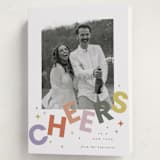 "Dazzle" - Holiday Cards in Fruit Punch by Everett Paper Goods - Folded Card