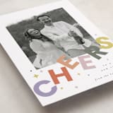 "Dazzle" - Holiday Cards in Fruit Punch by Everett Paper Goods - Detail