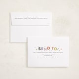 "Dazzle" - Holiday Cards in Fruit Punch by Everett Paper Goods - FREE Recipient Addressing