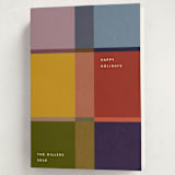 "colorful check" - Holiday Cards in Stocking by Sumak Studio - Folded Card