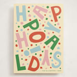 "Confetti Type Party" - Holiday Cards in Cozy Confetti by Alisa Galitsyna - Front