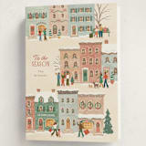 "Tis the season" - Holiday Cards in Vanilla by Jennifer Wick - Folded Card