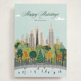 "New York for the Holidays" - Holiday Cards in Mint by Sherley Ferreira - Front