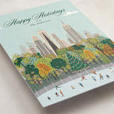"New York for the Holidays" - Holiday Cards in Mint by Sherley Ferreira - Detail