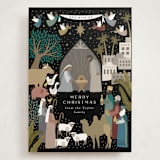 "God With Us Nativity" - Holiday Cards in Midnight by Alethea and Ruth - Front