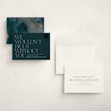 "Wouldn't Be Us" - Holiday Cards in Midnight Blue by Keen Peachy - Assembled
