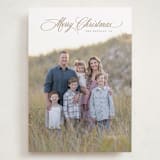 "Classically" - Holiday Cards in Sand by Christy Hy Lee - Front