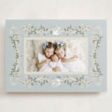 "Ribbon of Grace" - Holiday Cards in Blue Spruce by Ana de Sousa - Front