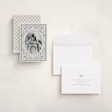 "Peaceful Blooms in Blue" - Holiday Cards in Porcelain by Sabrin Deirani - Assembled