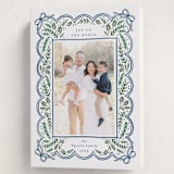 "Bow Corners" - Holiday Cards in Navy by Alethea and Ruth - Folded Card