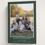 "Meadows" - Holiday Cards in Pine by Amy Kross - Folded Card