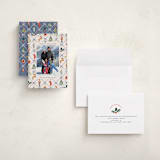 "Festive icons" - Holiday Cards in Blue Spruce by Sarah Knight - Assembled