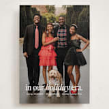 "holiday era" - Holiday Cards in Snow by Angela Marzuki - Front