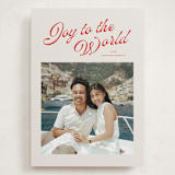 "Holly Berrie" - Holiday Cards in Cranberry by Wildfield Paper Co - Front