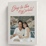 "Holly Berrie" - Holiday Cards in Cranberry by Wildfield Paper Co - Folded Card