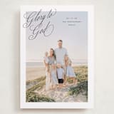 "Glory to" - Holiday Cards in Onyx by Pixel and Hank - Front