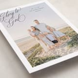 "Glory to" - Holiday Cards in Onyx by Pixel and Hank - Detail