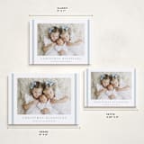 "Striped Blessings" - Holiday Cards in Icicle by Carolyn MacLaren - Formats Available