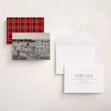 "Many Greetings" - Holiday Cards in Snow by Owl and Toad - Assembled