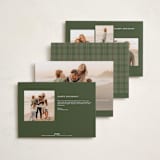"Glory & Plaid" - Holiday Cards in Pine by Itsy Belle Studio - Back of Card Options