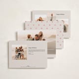 "Good Tidings & Great Joy" - Holiday Cards in Holly Berry by Rachel Mattern - Back of Card Options