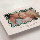 "Good Tidings & Great Joy" - Holiday Cards in Holly Berry by Rachel Mattern - Detail