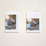 "Tis the Sea-Sun" - Holiday Cards in Sea Spray by Corinne Malesic - Photo Orientation Options