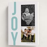 "Bold Type" - Holiday Cards in Icicle by Morgan Kendall - Folded Card