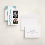 "Bold Type" - Holiday Cards in Icicle by Morgan Kendall - Assembled