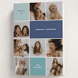 "Festive Collage" - Holiday Cards in Wintermint by Olivia Williams - Folded Card