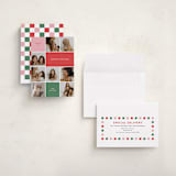 "Festive Collage" - Holiday Cards in Peppermint by Olivia Williams - Assembled