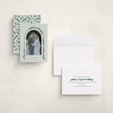 "a married christmas" - Holiday Cards in Sage by Hooray Creative - Assembled