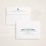 "a married christmas" - Holiday Cards in Sage by Hooray Creative - FREE Recipient Addressing