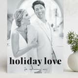 "vintage holiday love" - Holiday Cards in Noir by Sara Hicks Malone - Front